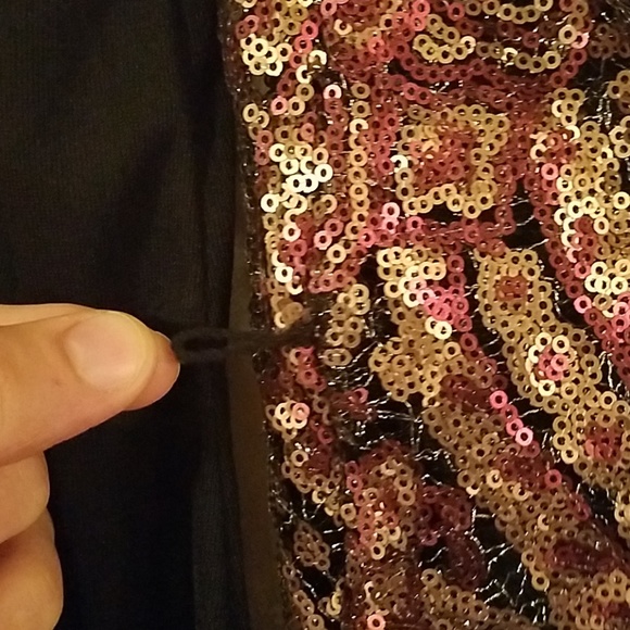 Long Sleeved Sequin Top - Picture 5 of 8